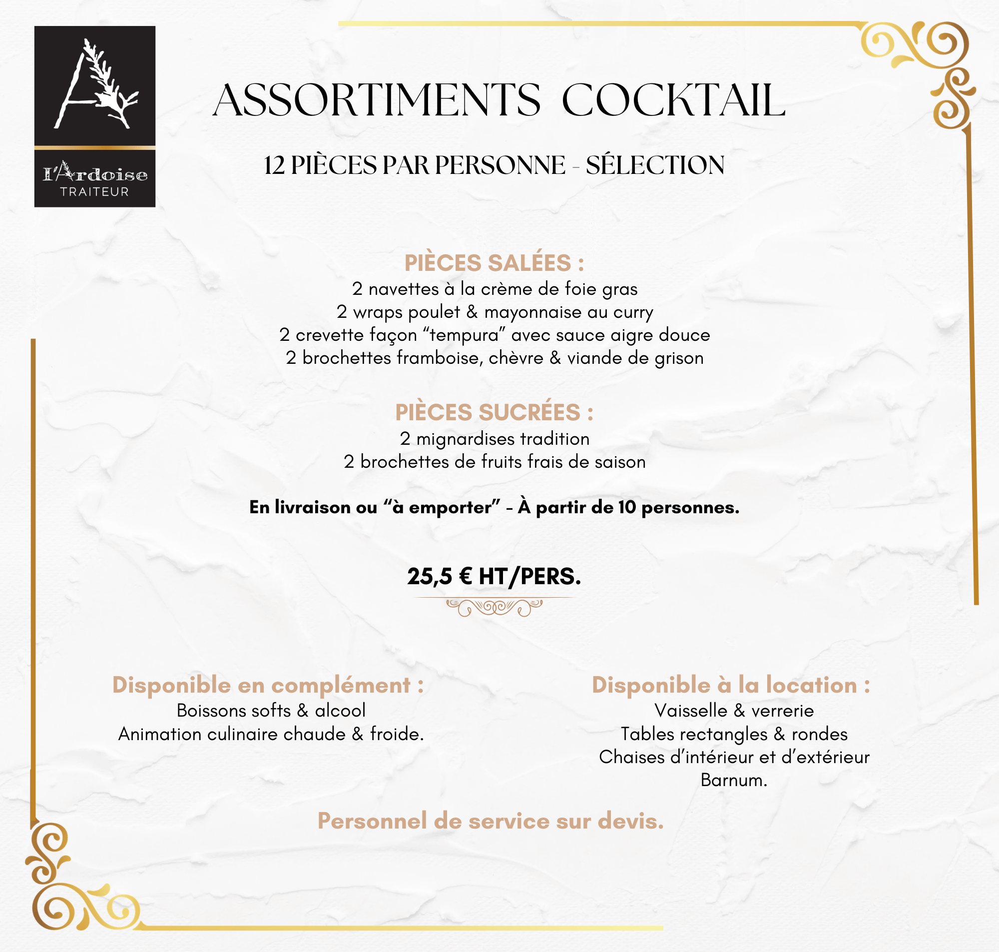 Assortiment 12 pièces - Sélection