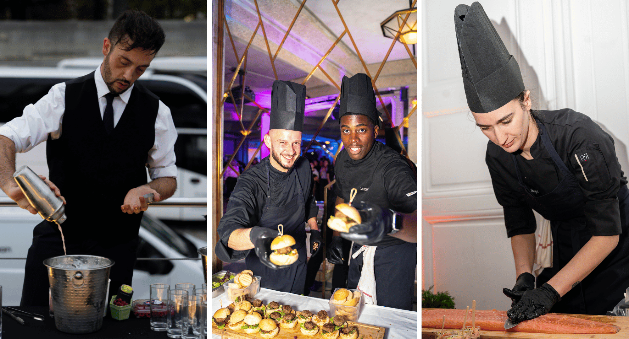 Personnel de service de L'Ardoise Traiteur