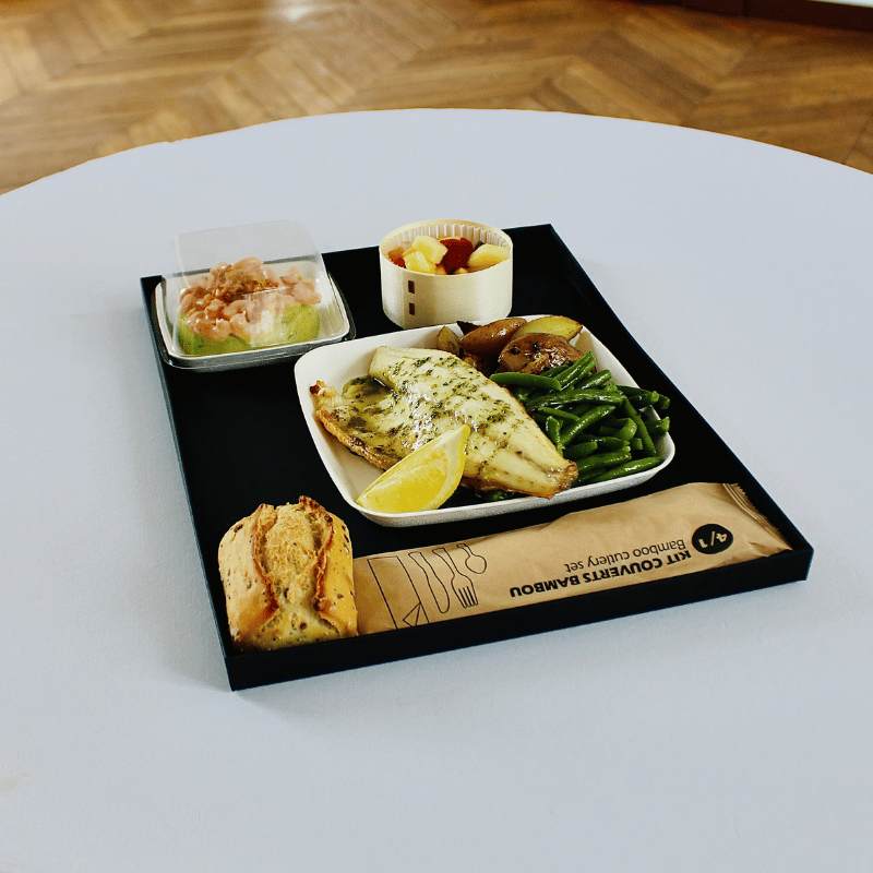 plateau repas traditionnel menu poisson