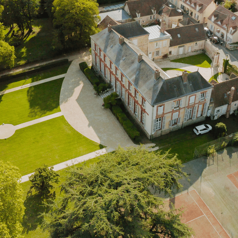 Vue aérienne du Domaine de L'Ardoise.