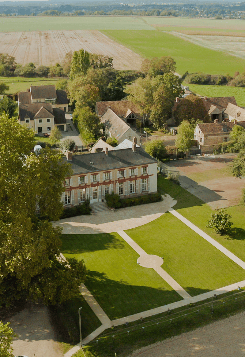 Domaine de L'Ardoise (91) - Vue du ciel.