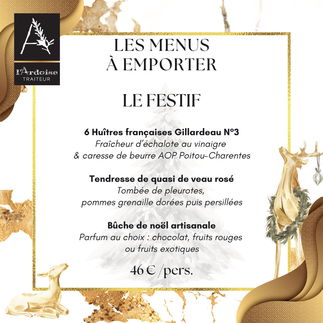 Le menu "Festif"